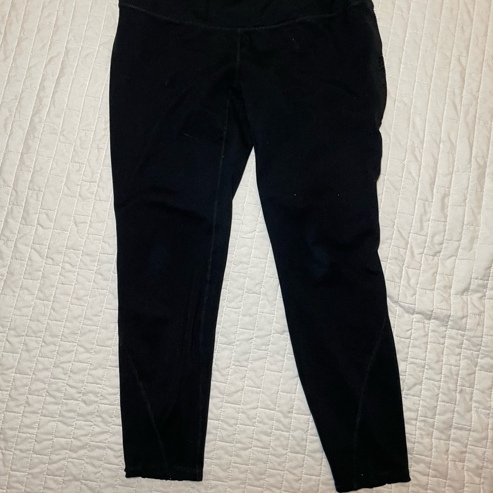 Tangerine black sport pants